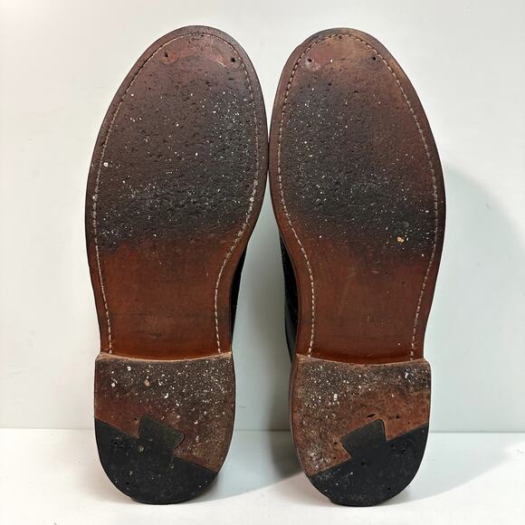 EXCELLENT Oak Street Bootmakers Wingtip Brogue Blucher Black Chromexcel 7.5 main image 9